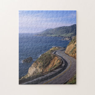 Snelweg 1 langs de Californische kust bij Legpuzzel