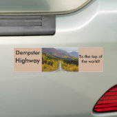 Snelweg naar de top van de wereld bumpersticker (Op auto)