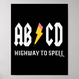 Snelweg naar spelling potlood leraar AMP; Student Poster