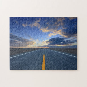 Snelweg op zondag legpuzzel