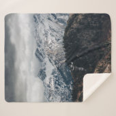 SNEMOUNTAIN RANGE WALLPAPIER SHERPA DEKEN (Voorkant (horizontaal))