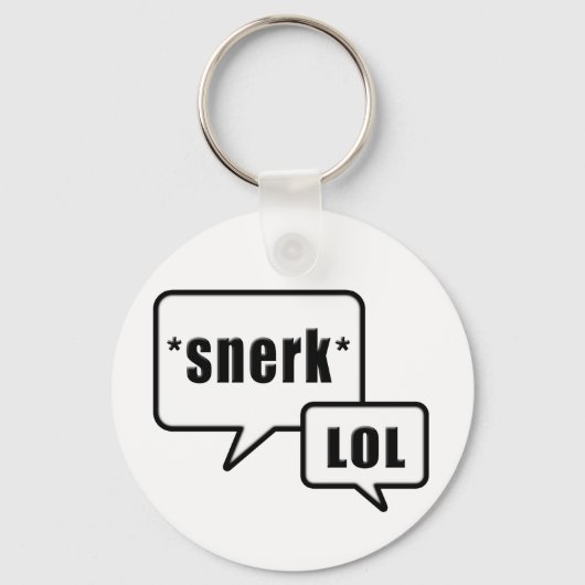 Snerk LOL-ontwerp Sleutelhanger (Voorkant)