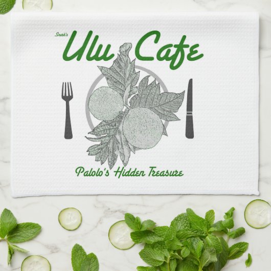 Snerk's Ulu Cafe Kitchen Towel Theedoek (Gevouwen)