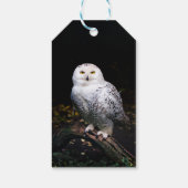 Sneusuil voor de winter cadeaulabel (Achterkant)