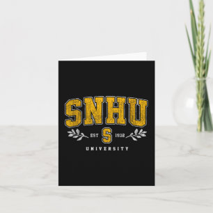 Snhu Collegiate Arch Retro Ontwerp voor Mannen Vro Kaart