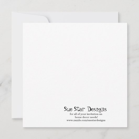 Snicker Doodle Giraff Baby shower Uitnodiging (Achterkant)