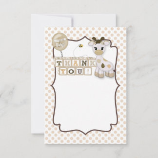 Snickerdole Giraffe Baby shower Bedankt #2 135