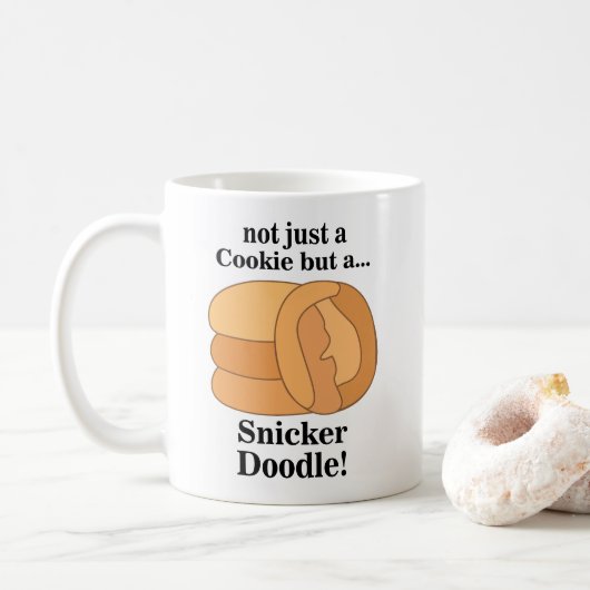 Snickerdoodle Cookie Koffiemok (Met donut)