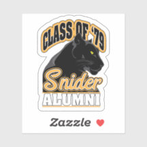 Snider middelbare schoolklas van '79 Decal