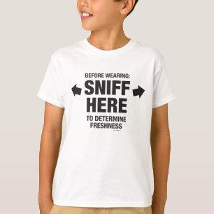 Sniff Test Funny Gag Kinder T-Shirt