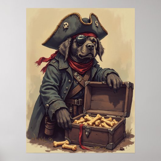 Sniffbeard’s Gold: Bones, Biscuits, Bacon Poster (Voorkant)