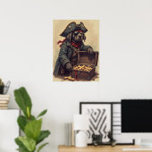Sniffbeard's Goud: Botten, Biscuits, Bacon Poster (Thuiskantoor)