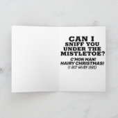 SNIFFER JOE BIDEN FUNNY CARTES DE NOËL POUR ELLE (Intérieur)