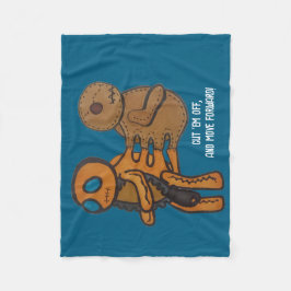 Snij ze af fleece deken