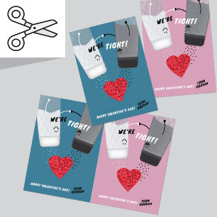 Snijbare zout & peper Valentijnsdag Kaart Set