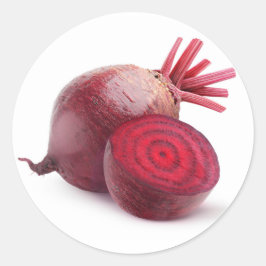 snijbiet ronde sticker