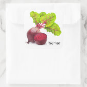 snijbiet vierkante sticker (Tas)