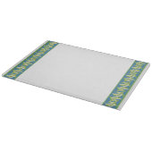  snijbord: Lilies van de vallei, blauw Snijplank (Hoek)