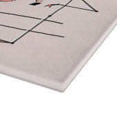 Snijbord voor Flamingo Pink Trio 2 Snijplank (Hoek)