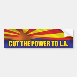 Snijd de Macht aan L.A. - Steun SB1070 Bumpersticker