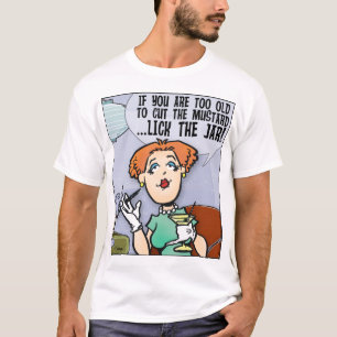 Snijd de mosterd t-shirt