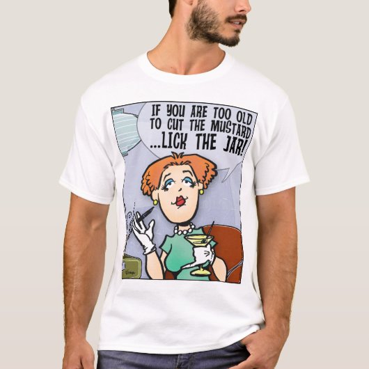 Snijd de mosterd t-shirt (Voorkant)