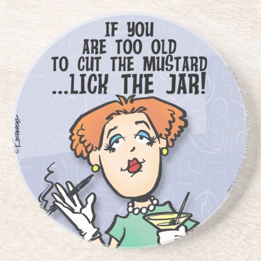 Snijd de mosterd zandsteen onderzetter (Voorkant)