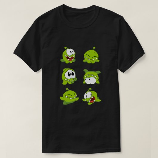 Snijd de piek - Om nom Pack 2 T-shirt (Design voorkant)
