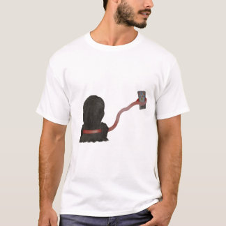 Snijd de riem van sociale media t-shirt