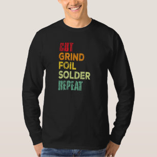 Snijd Folie soldeer Herhaal Glas in lood artiest T-shirt