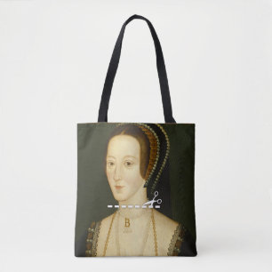 Snijd hier - Anne Boleyn Tote Bag
