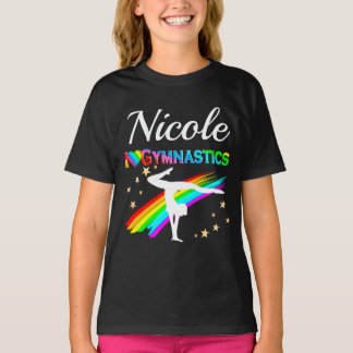 SNIJD IK VAN GYMNASTIEK GEPERSONALISEERD ONTWERP T-SHIRT