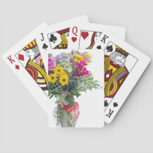 Snijd Vloerbouquet Speelkaarten