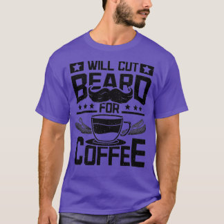 Snijden baard voor koffie 1 t-shirt