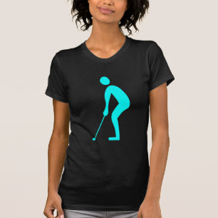 Snijden - Cyaan T-shirt