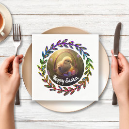 Snijden in een eiermand servet