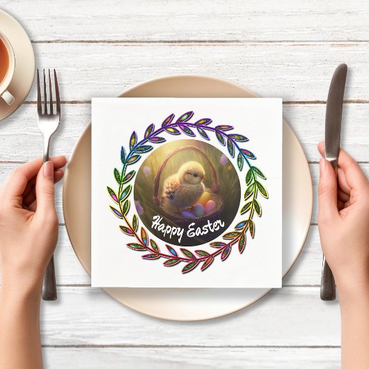 Snijden in een eiermand servet