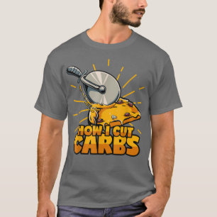 Snijden koolhydraten Pizza Knife Diet Gewichtsverl T-shirt