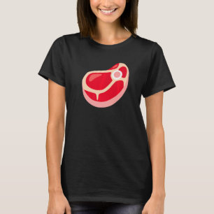 Snijden van vleesmoestkostuum t-shirt