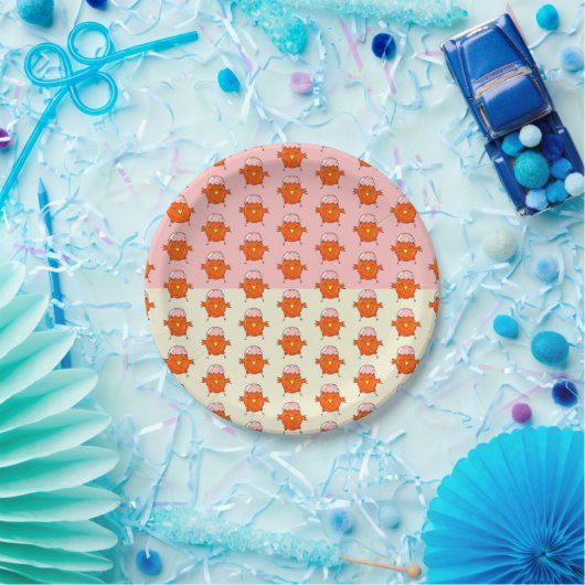 Snijder met Eggshell Pattern Papieren Bordje (Feest)