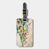 Snijdoperschildering van Fort Myer  Bagagelabel (Voorkant verticaal)