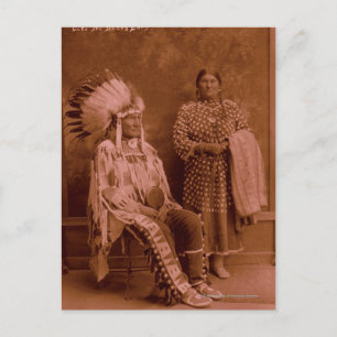 Snijdt de oorlogen en de vrouw van het Beer Briefkaart