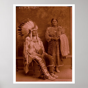 Snijdt de oorlogen en de vrouw van het Beer Poster