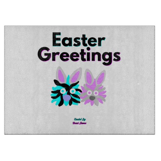 Snijplank Bunny Fuzzies (38,1 cm x 27,9 cm) (Voorkant)