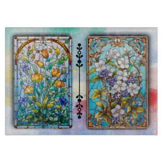 SNIJPLANK - Gebrandschilderde Bloemendesign