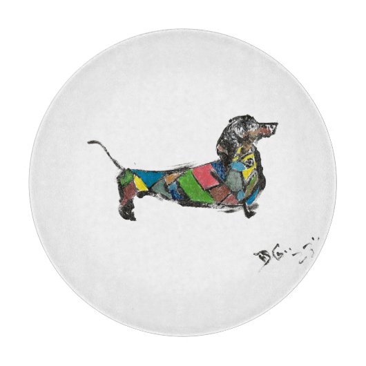 Snijplank met Dachshund (Voorkant)