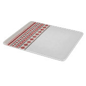 Snijplank met Oekraïens ornament. (Hoek)