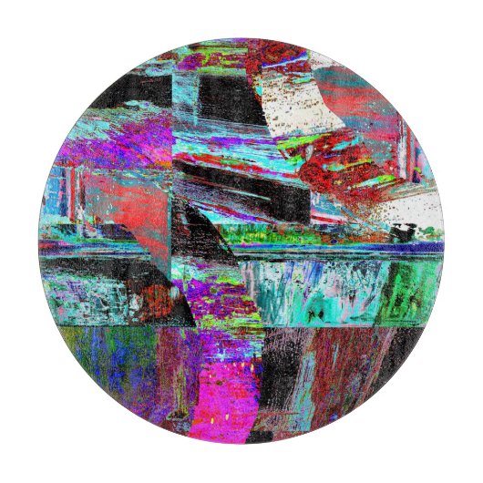 Snijplank – Neon Pulse (Voorkant)