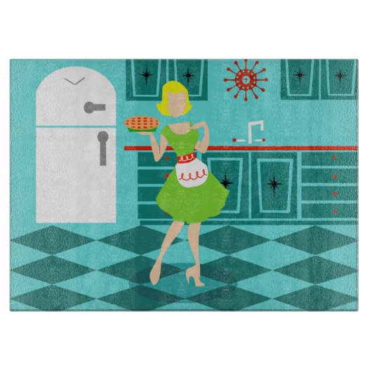 snijplank van de retrokeuken (Voorkant)