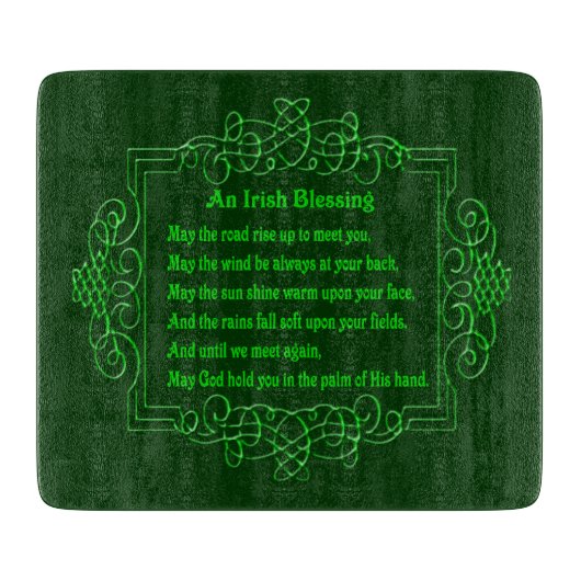 snijplank van Irish Blessing (Voorkant)